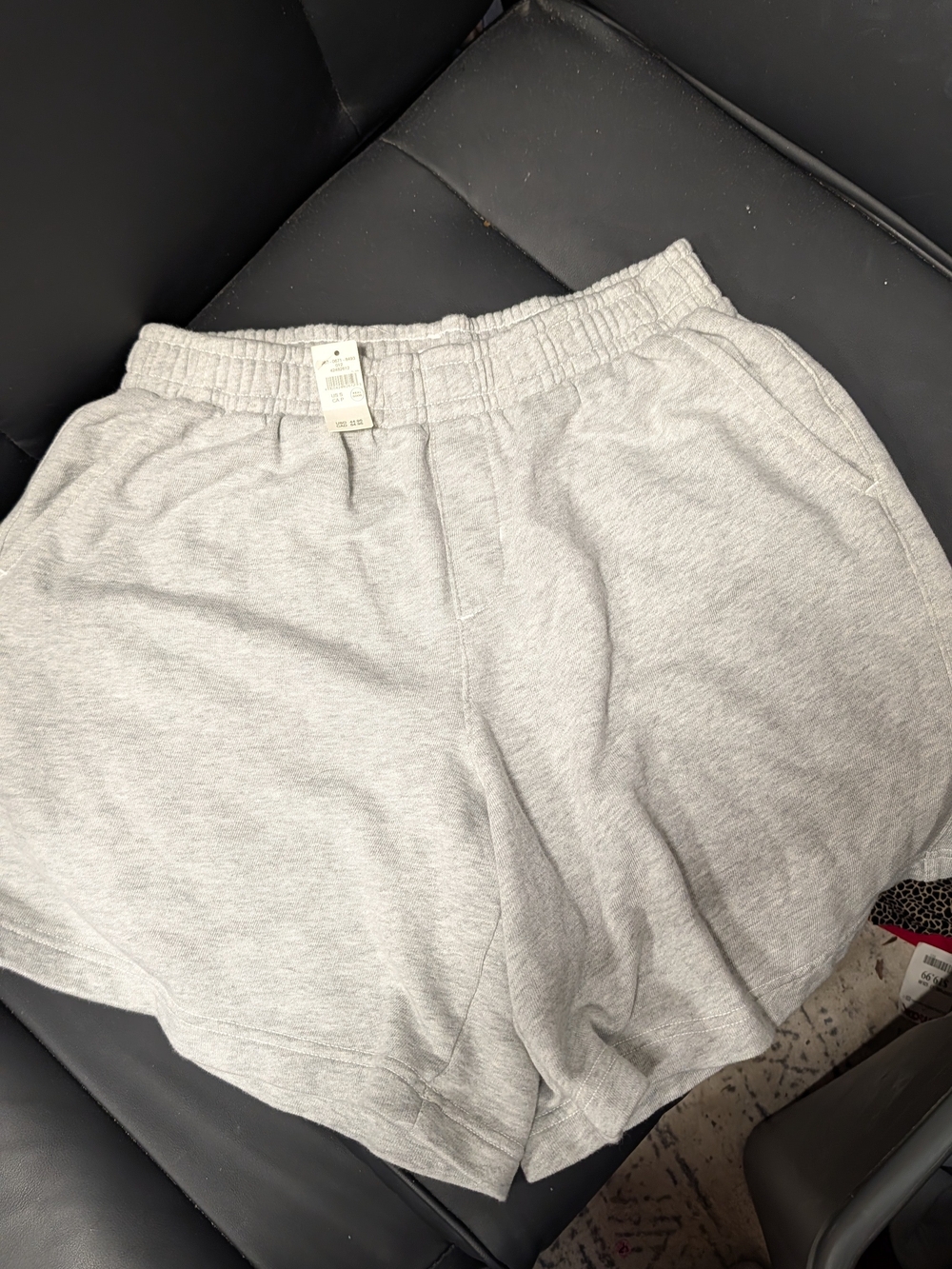aerie Light Gray Cozy Lounge Shorts